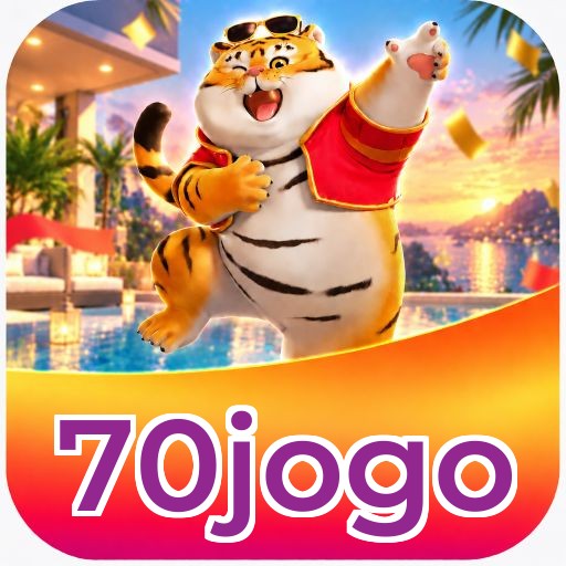 Interface da plataforma 70jogo mostrando slots populares e bônus de boas-vindas